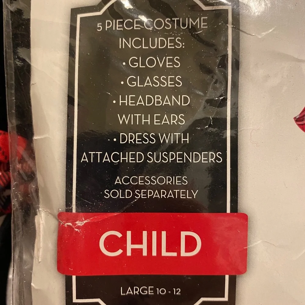 Minnie Mouse costume- Nerd Minnie size 10-12